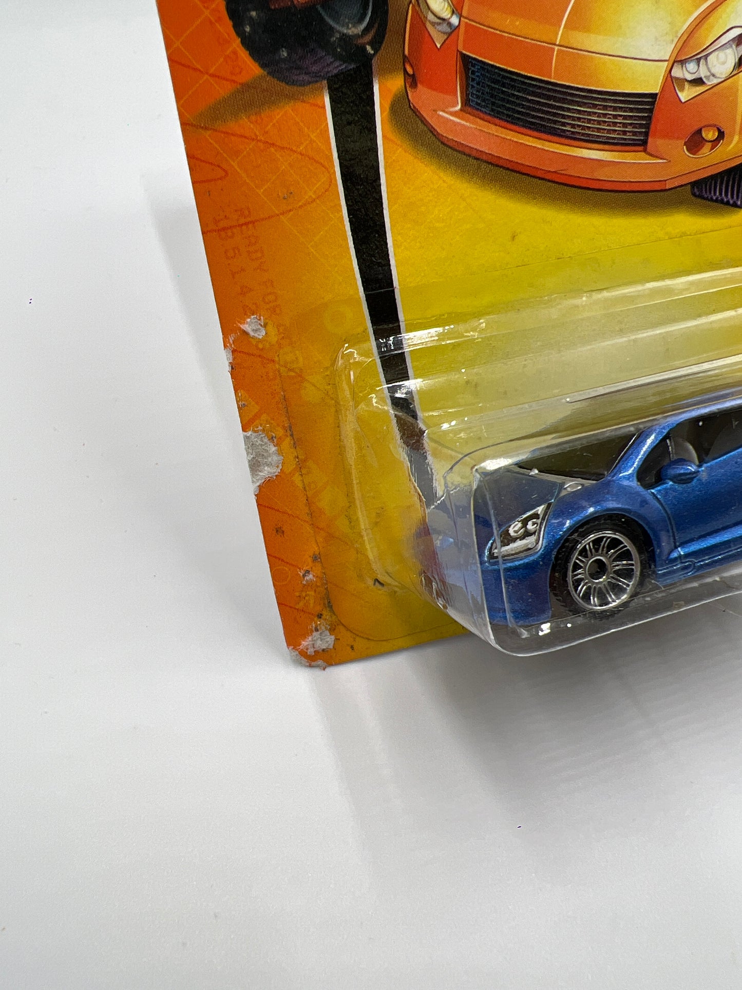 Matchbox MBX Metal #2 Mitsubishi Eclipse Blue Bad Card 207G