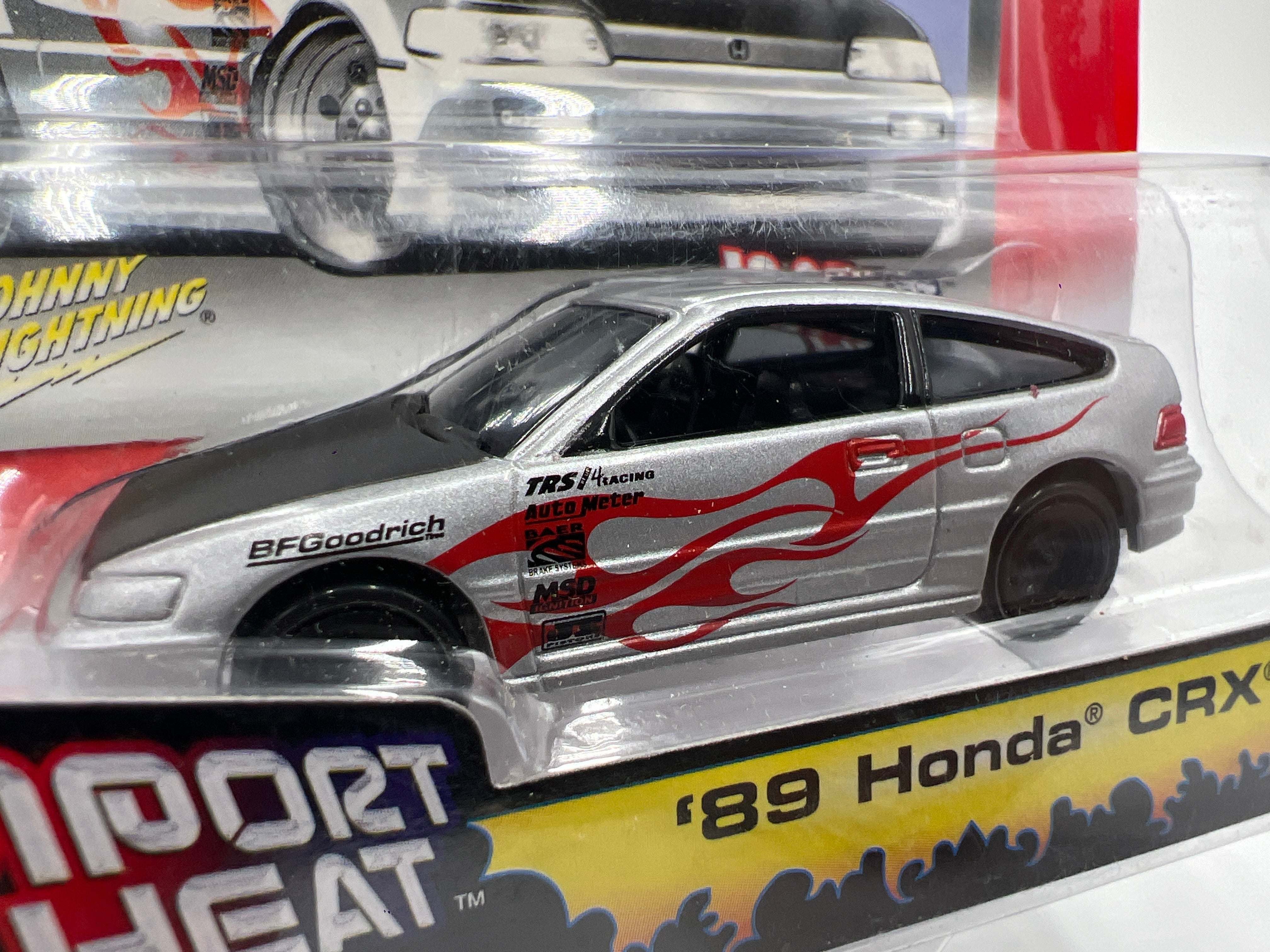 Johnny Lightning Street Freaks Import Heat #16 89 Honda CRX Silver