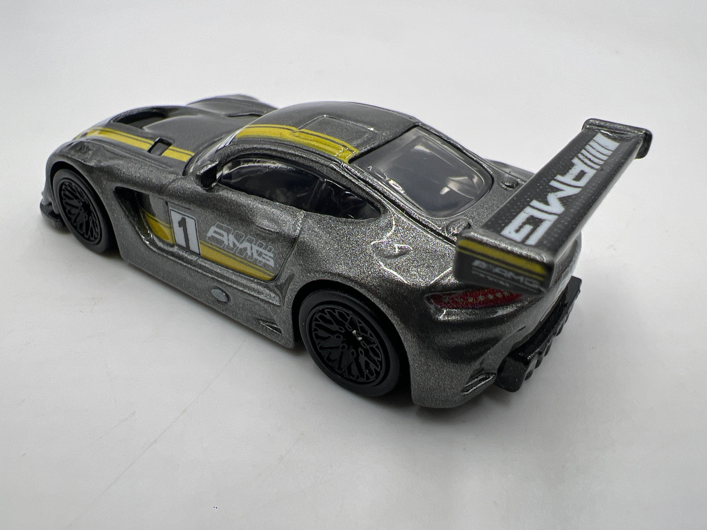 Hot Wheels Open Track Premium 16 Mercedes-AMG GT3 Gray Loose