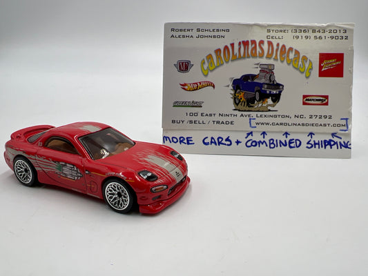 Hot Wheels Fast & Furious OG Fast Premium 95 Mazda RX-7 Red Loose