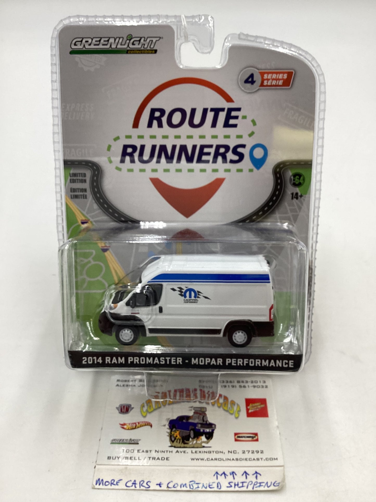 Greenlight Route Runners Series 4 2014 Ram Promaster Mopar Performance 178A