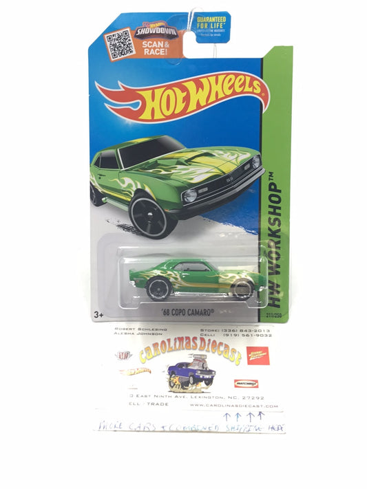 2015 Hot Wheels #211 68 Copo Camaro S3
