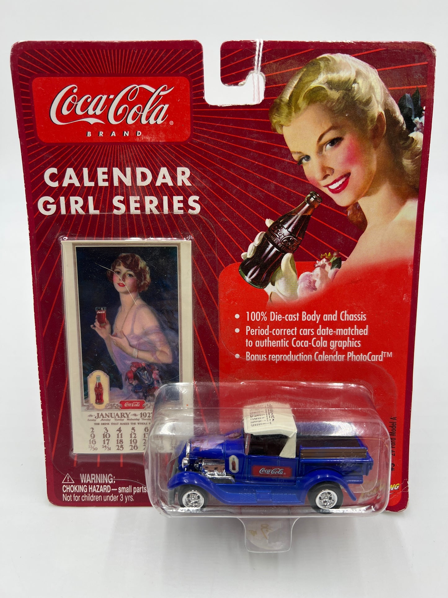 Johnny Lightning Calendar Girl Series 29 Ford Model A Coca Cola 188G