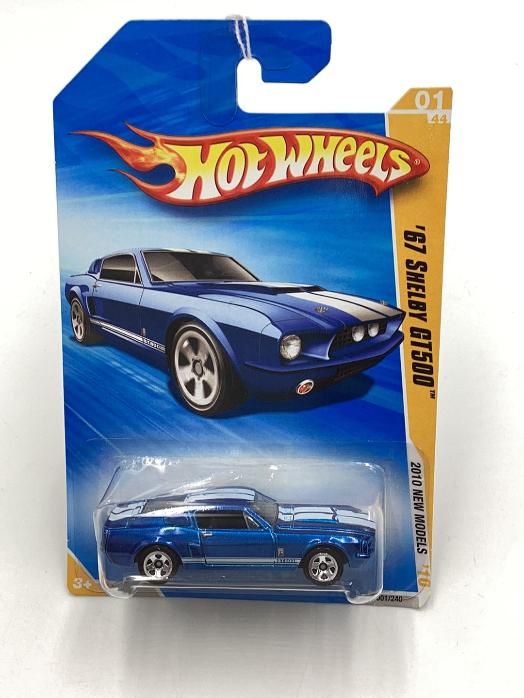 2010 Hot Wheels new models #1 67 Shelby GT 500 blue 27F