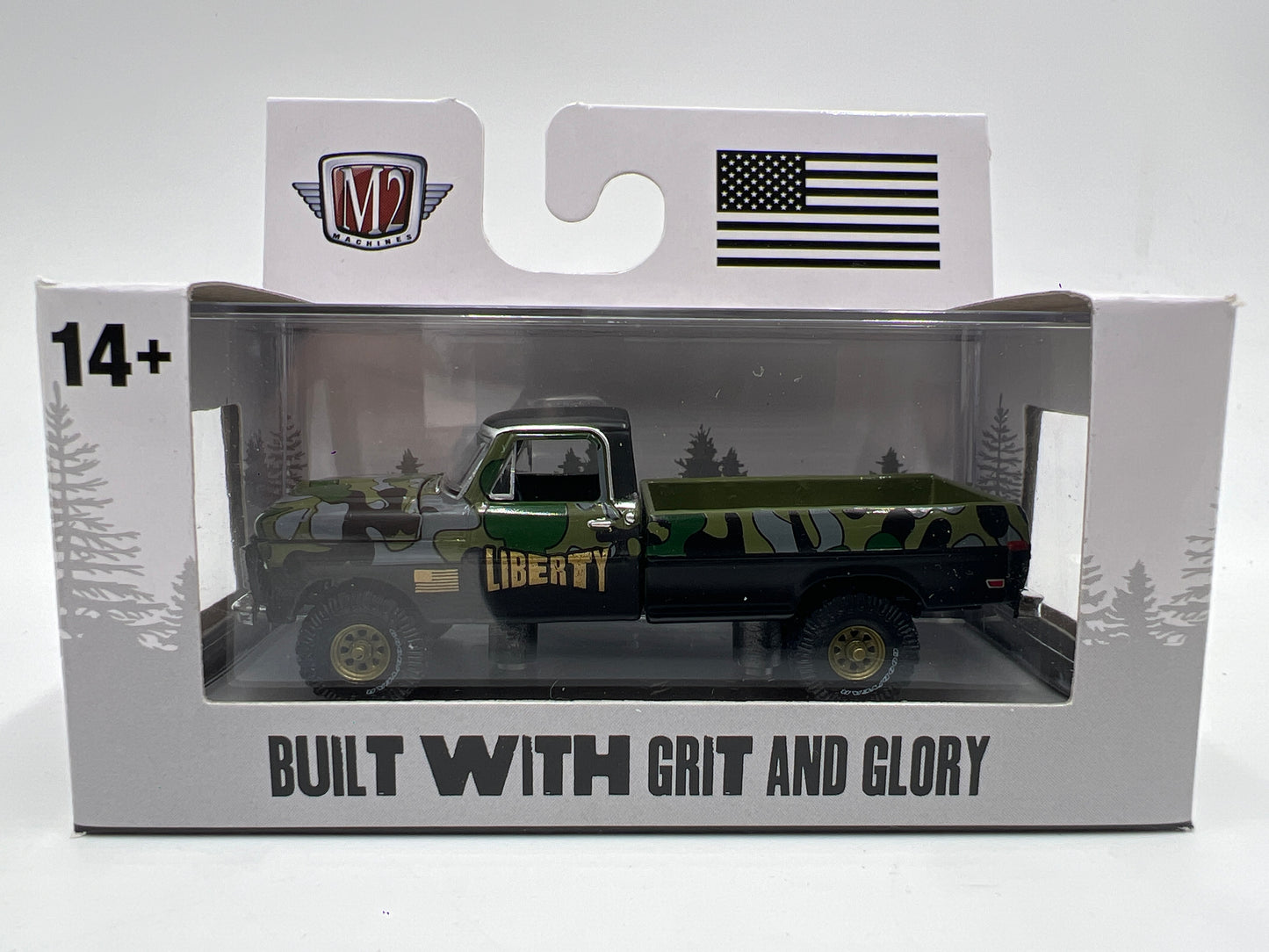 M2 Machines S60 Built With Grit And Glory 1972 Ford F-250 Explorer 4x4