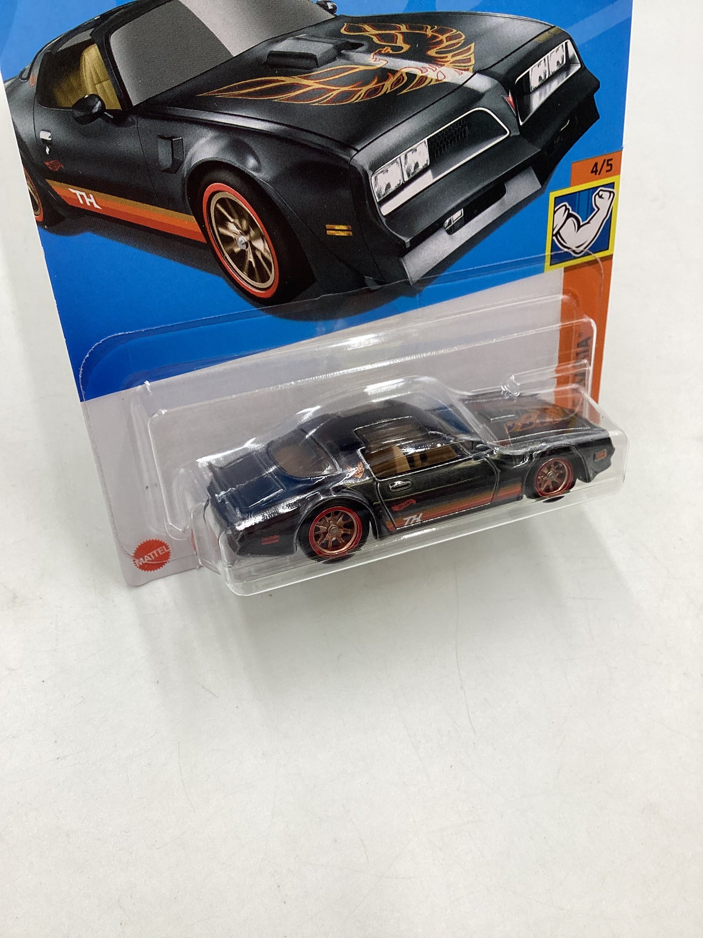 2024 Hot Wheels Super Treasure Hunt #206 77 Pontiac Firebird T/A Black with protector