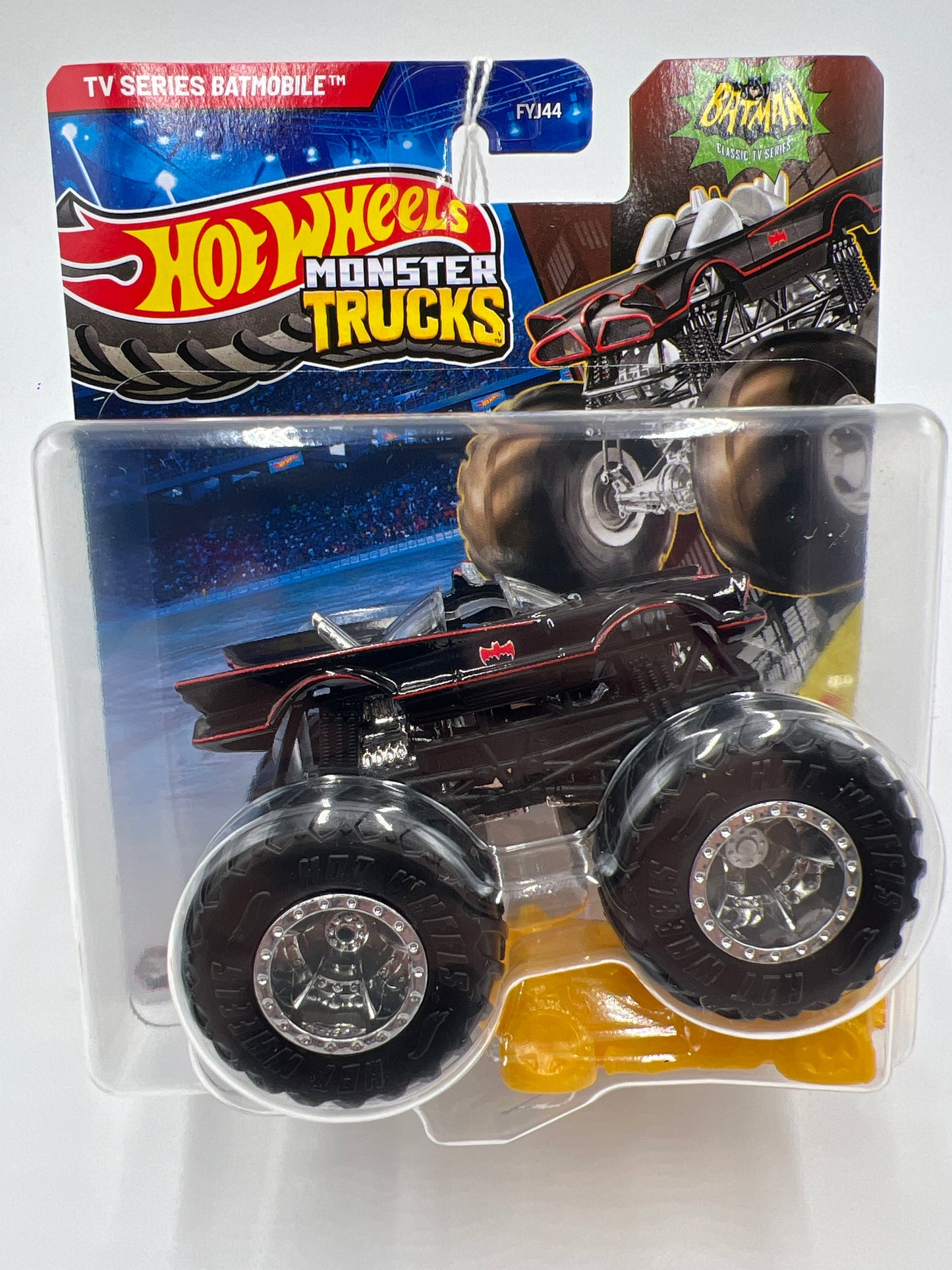 2025 Hot Wheels Monster Trucks Batman TV Series Batmobile Black 134E