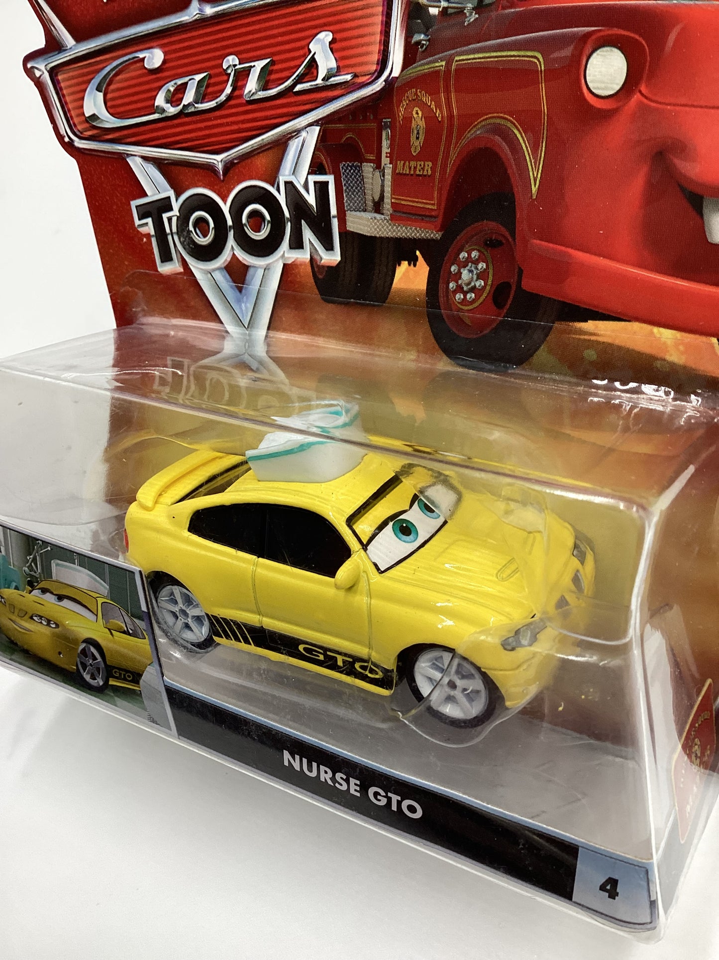 Disney Pixar Cars Toon Sizzlin Paint Job #4 Nurse GTO Yellow