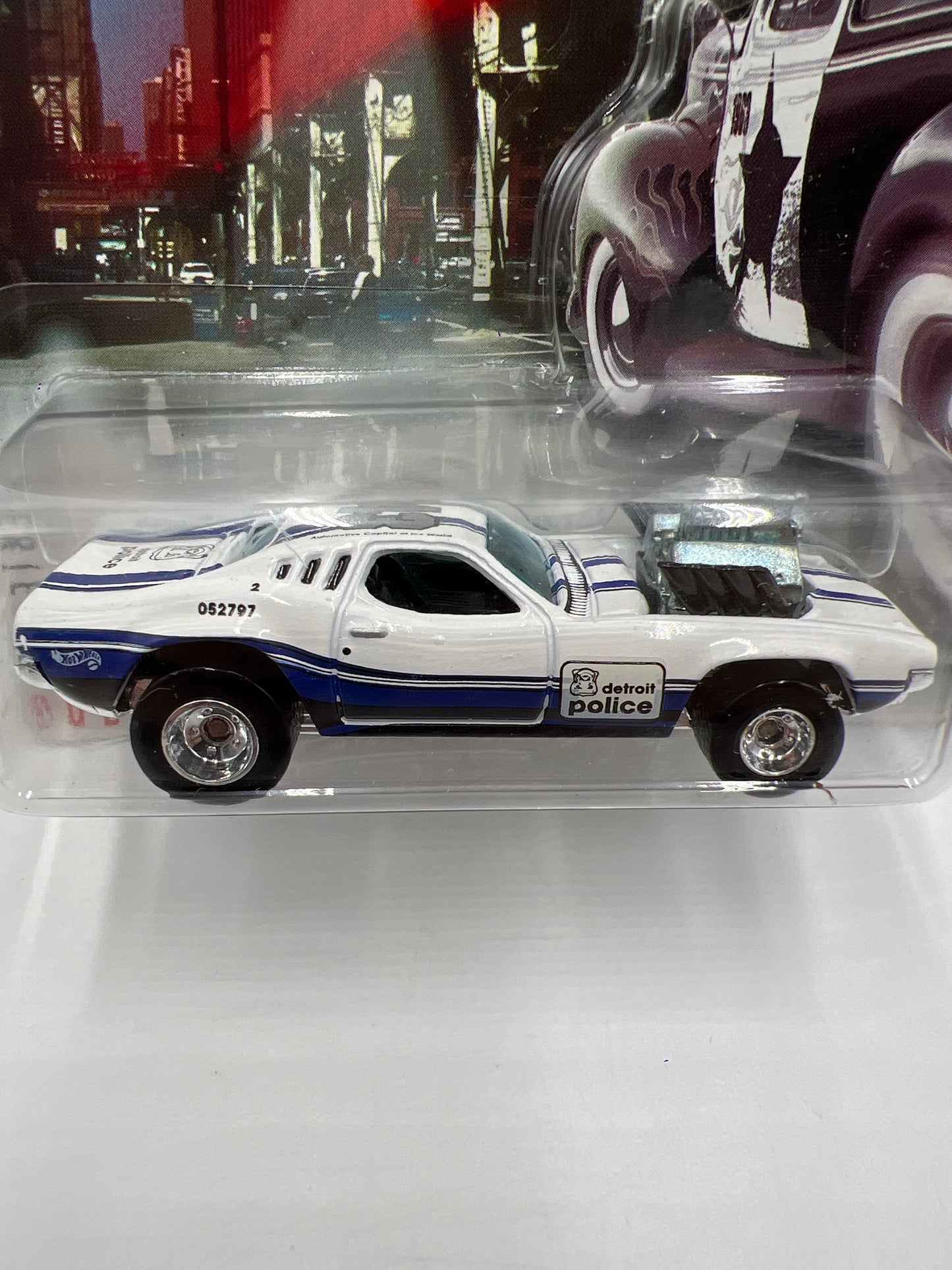 Hot Wheels Cop Rods Series 2 Detroit MI Rodger Dodger W/Real Riders SR