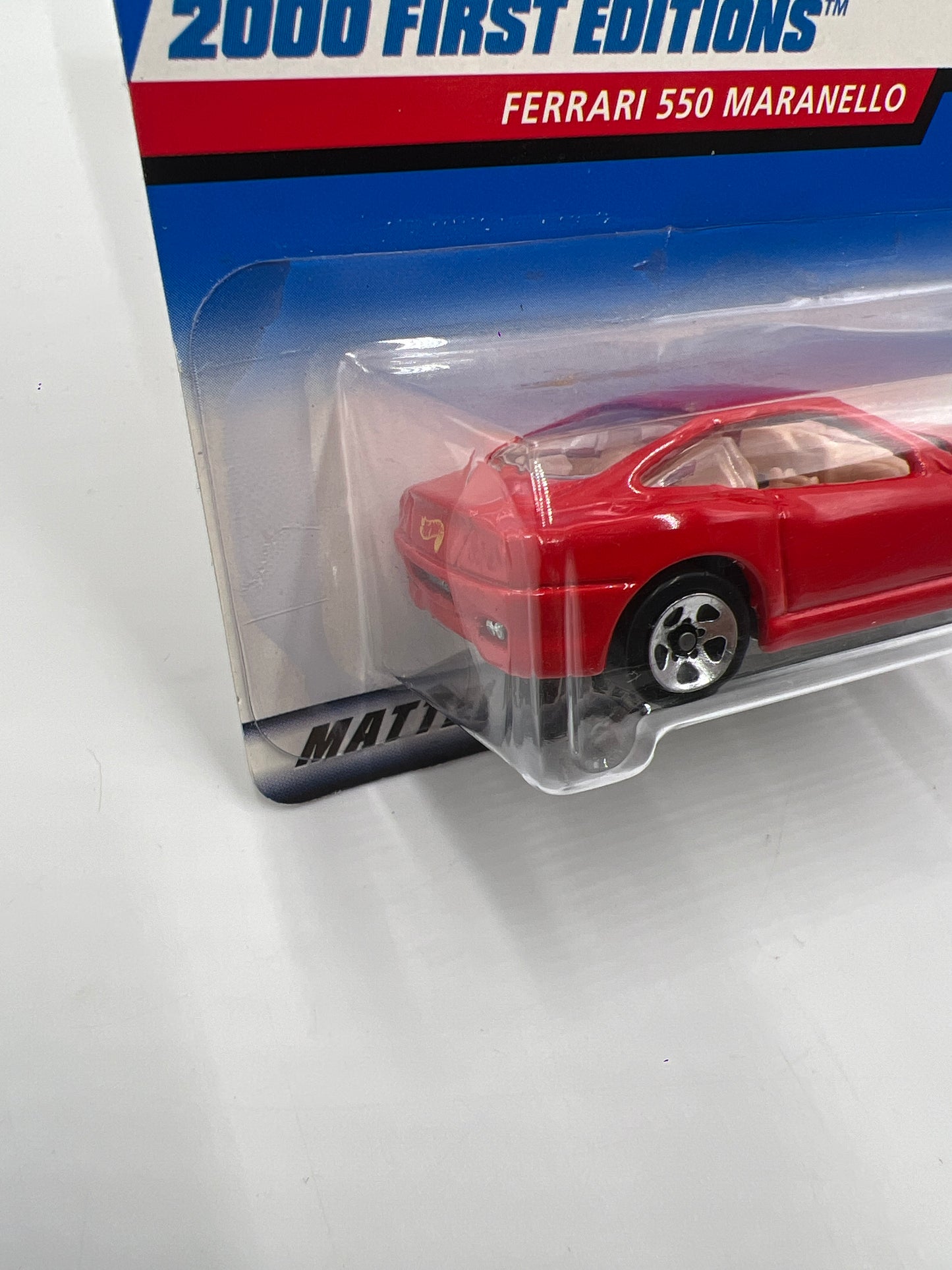 2000 Hot Wheels First Editions #062 Ferrari 550 Marlanello Red