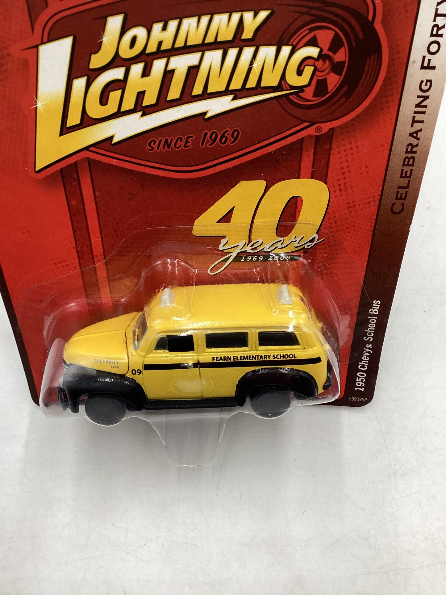 Johnny Lightning 40 Years 1950 Chevy School Bus 227H