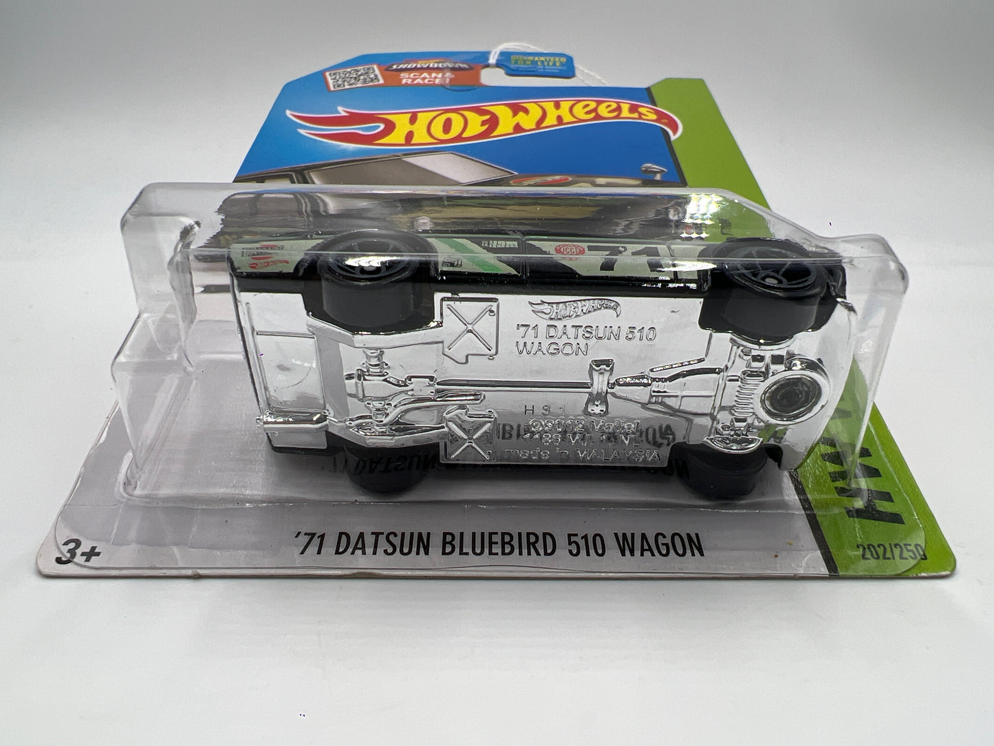 2015 Hot Wheels #202 71 Datsun Bluebird 510 Wagon Kmart Exclusive SR