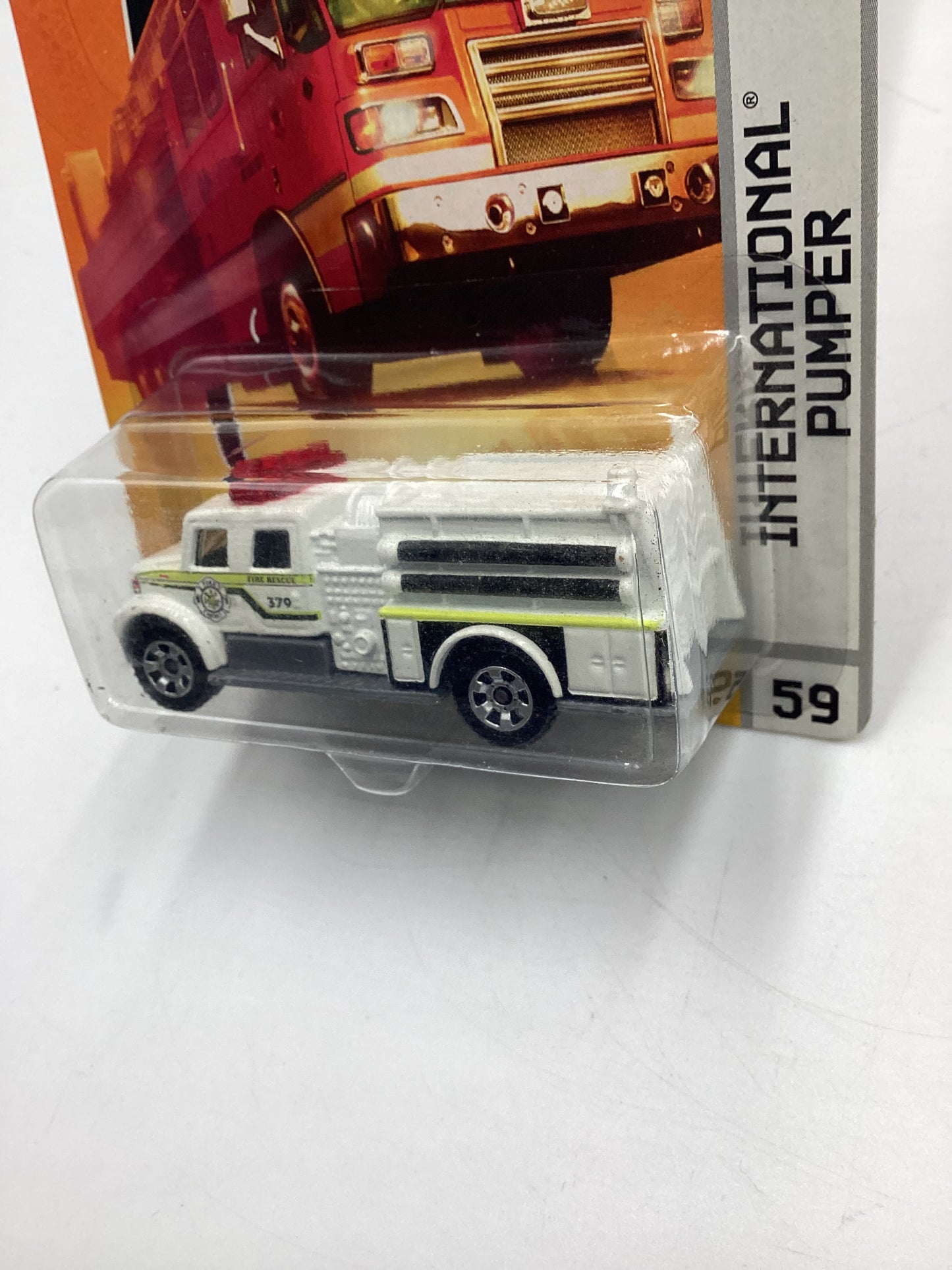 Matchbox Emergency Response #59 International Pumper White 207C