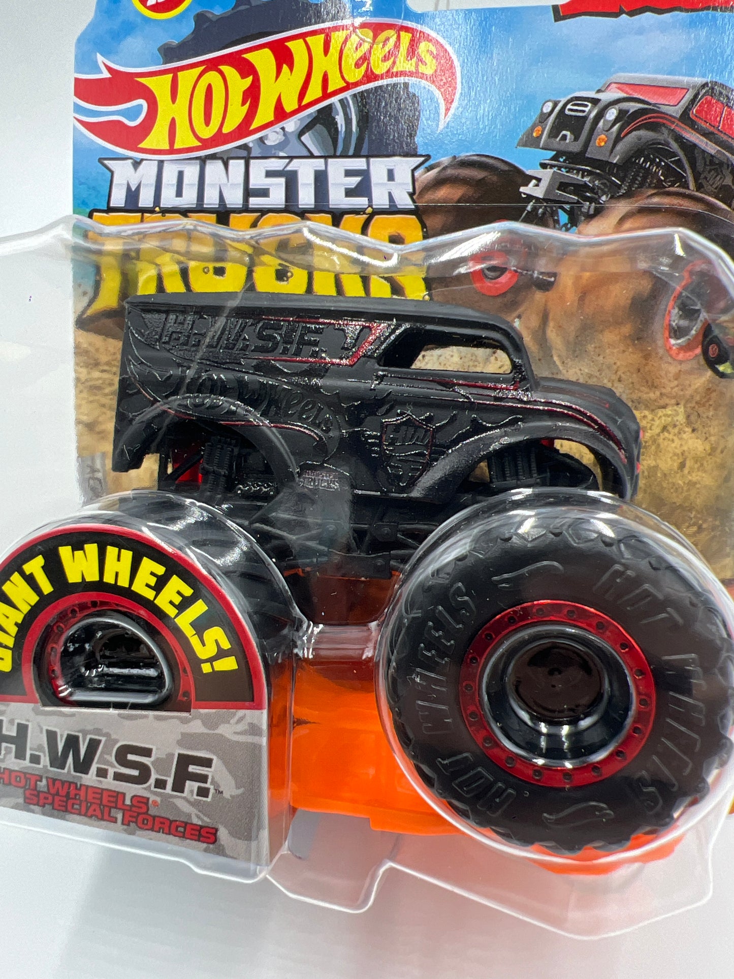 2020 Hot Wheels Monster Trucks Stealth Smashers #63 Hot Wheels Special Forces 130i