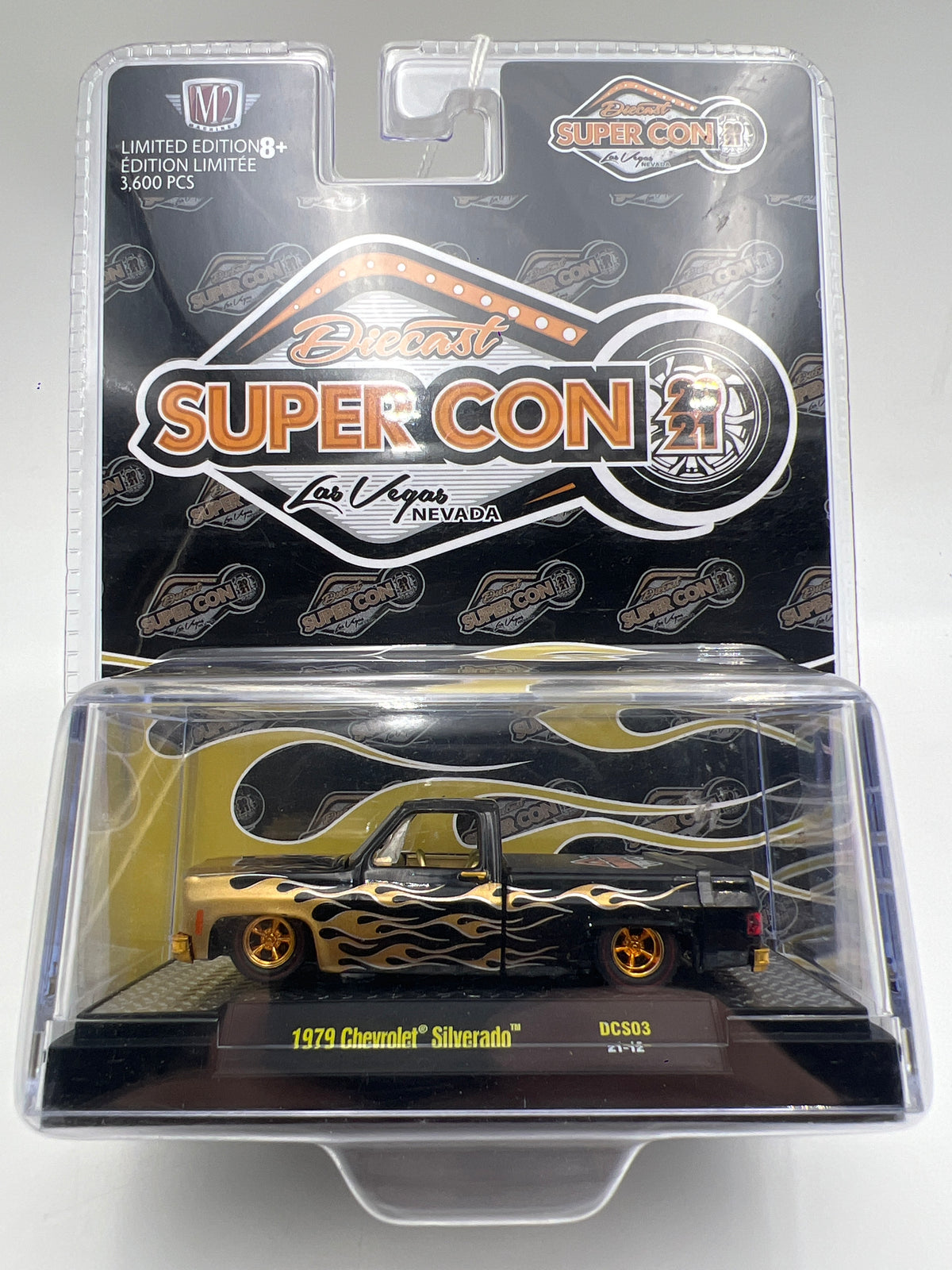2021 M2 Machines DCS03 Las Vegas Diecast Super Con 1979 Chevrolet Silverado