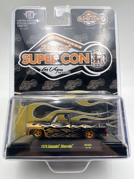 2021 M2 Machines DCS03 Las Vegas Diecast Super Con 1979 Chevrolet Silverado