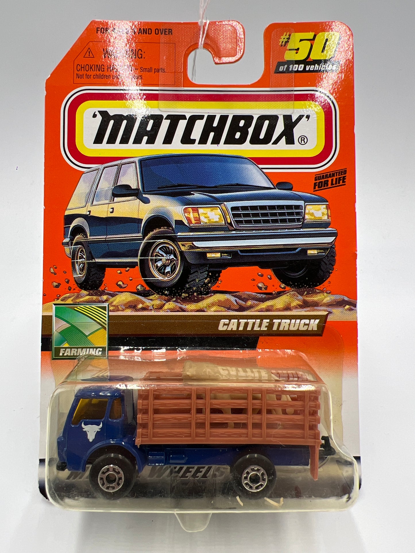 Matchbox Farming #50 Cattle Truck Blue 206H