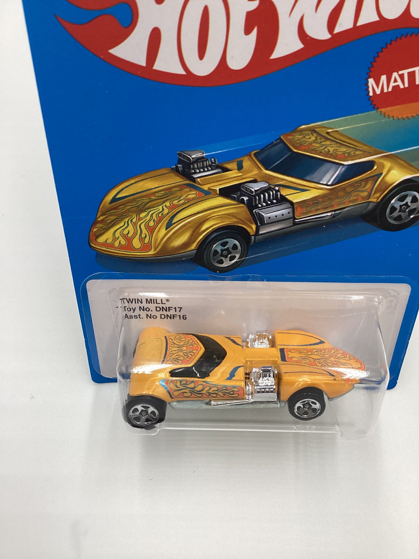 2016 Hot Wheels Target Heritage Retro DNF17 Twin Mill Yellow 158B