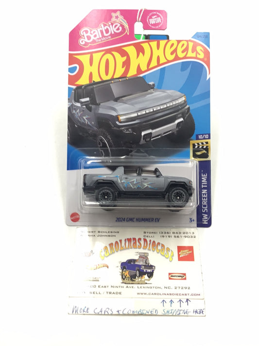 2023 hot wheels  #184 Barbie 2024 GMC Hummer EV 44G