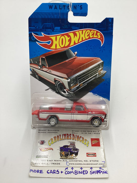 2014 Hot Wheels Walmart Exclusive Sam Walton‘s 1979 Ford F-150 Truck Red 239A