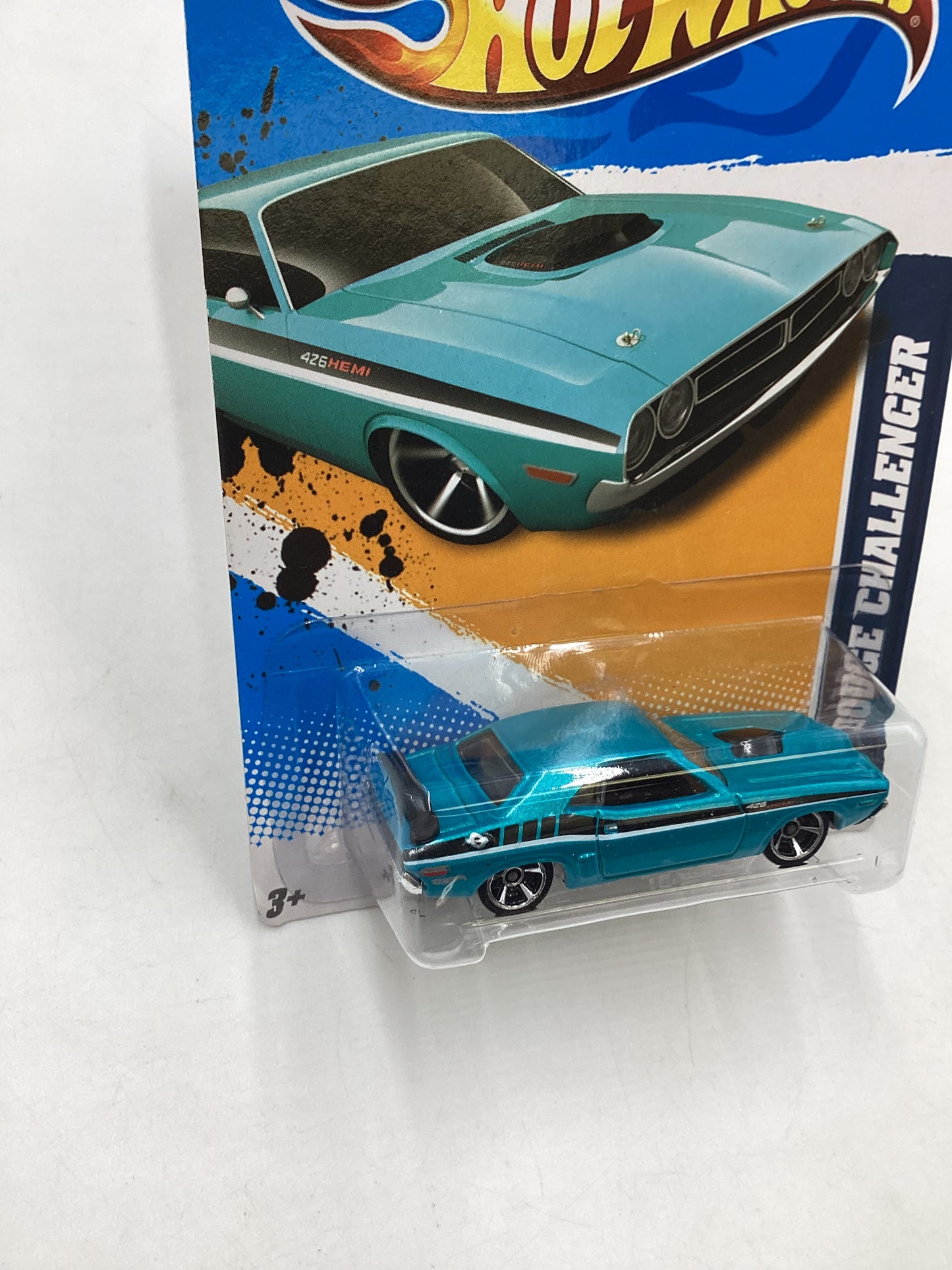 2012 Hot Wheels Muscle Mania Mopar #82 71 Dodge Challenger Teal 46F