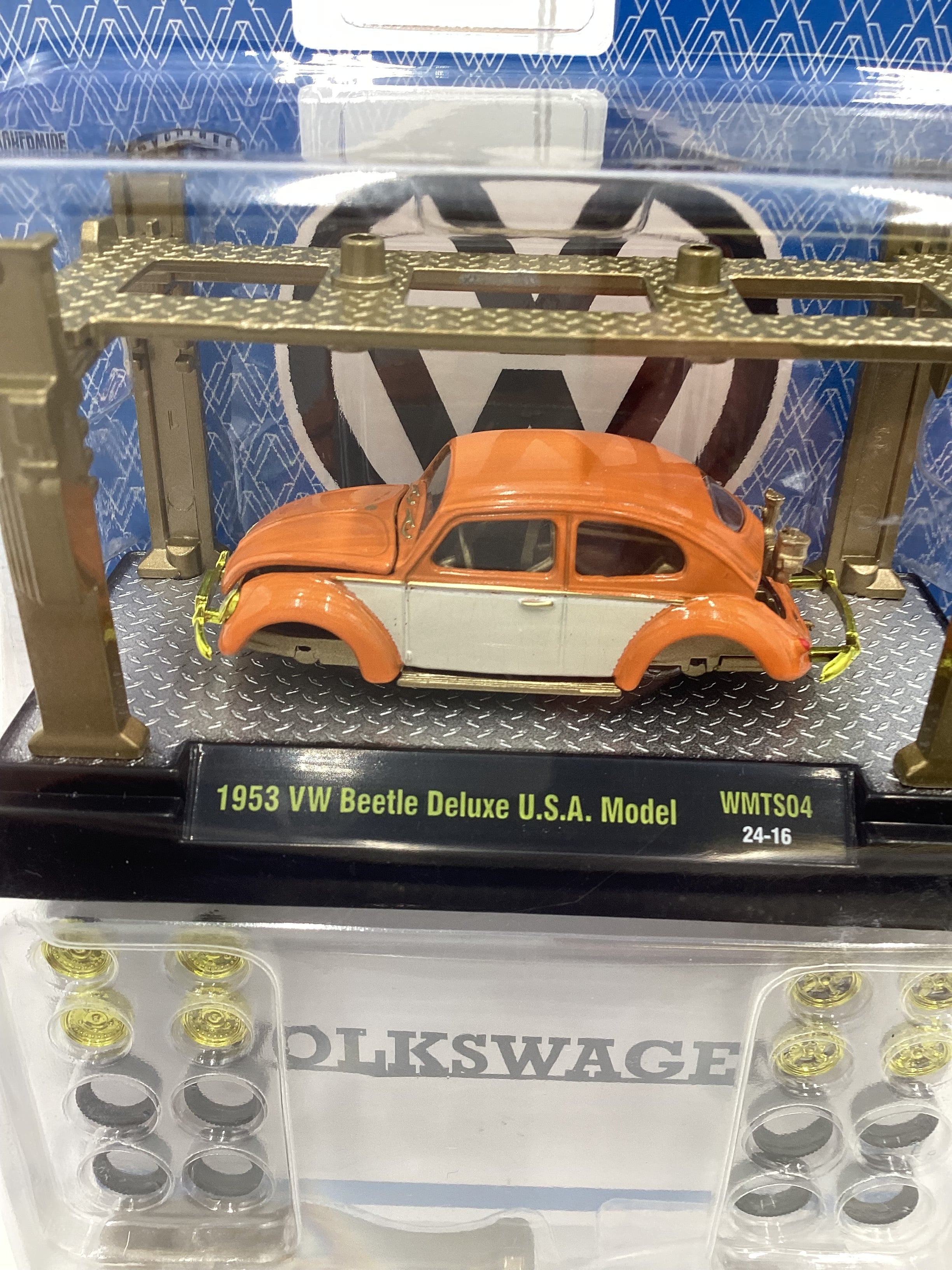 M2 MACHINES model kit CHASE 1/750 1953 VW Beetle Deluxe USA Model WMTS –  carolinasdiecast