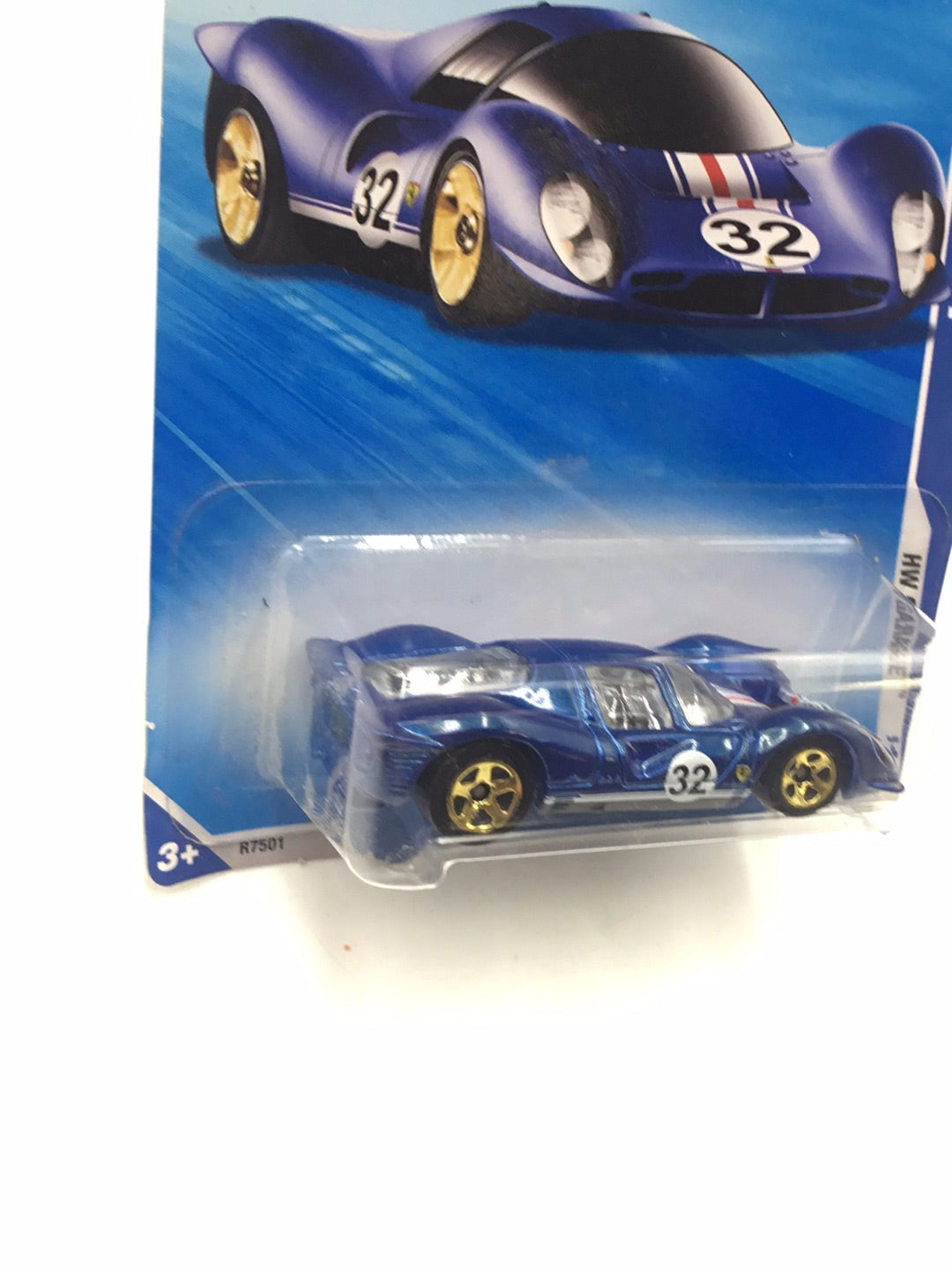 2010 Hot Wheels #76 Ferrari 330 P4 VHTF GOLD 5 spokes with protector