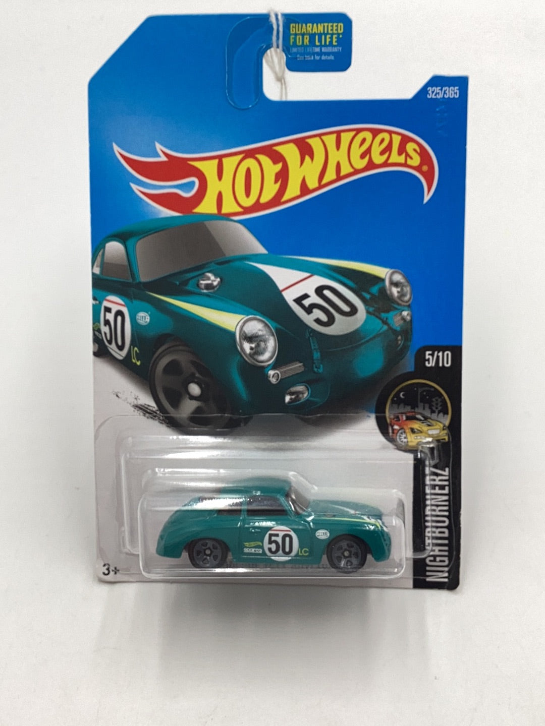 2017 Hot Wheels Nightburnerz #325 Porsche 356A Outlaw 98D