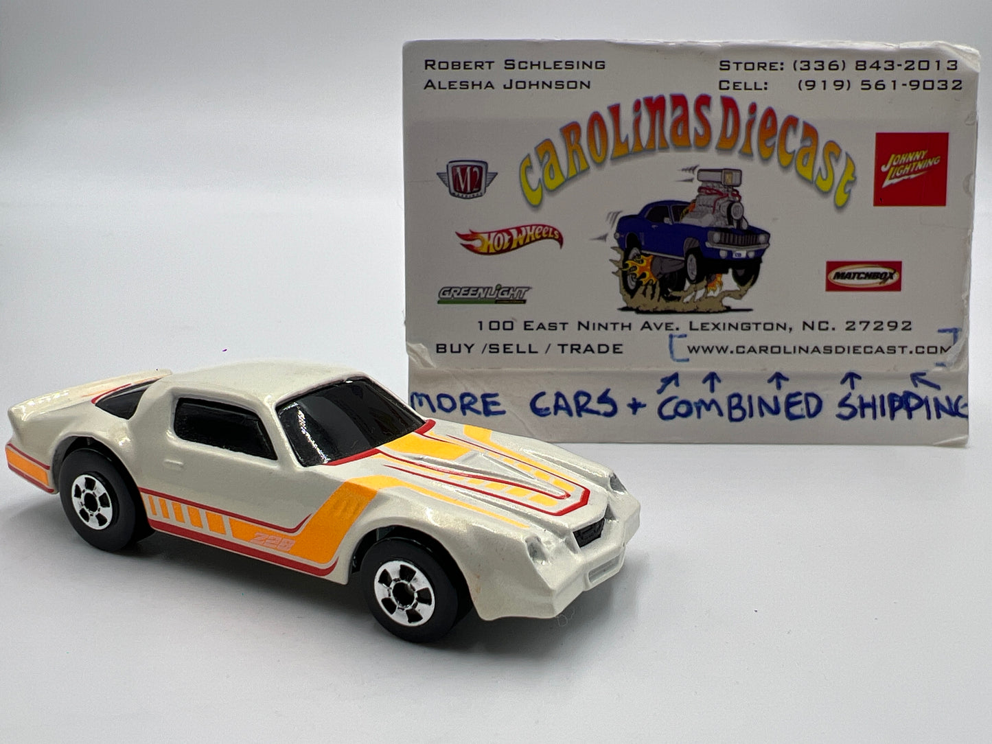 2011 Hot Wheels The Hot Ones 1982 Chevy Camaro Z-28 White Loose