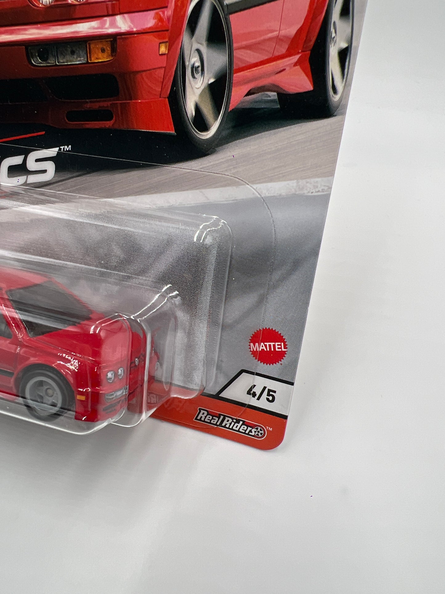 Hot Wheels Premium Modern Classics #4 Volkswagen Jetta MK3 Red W/Protector