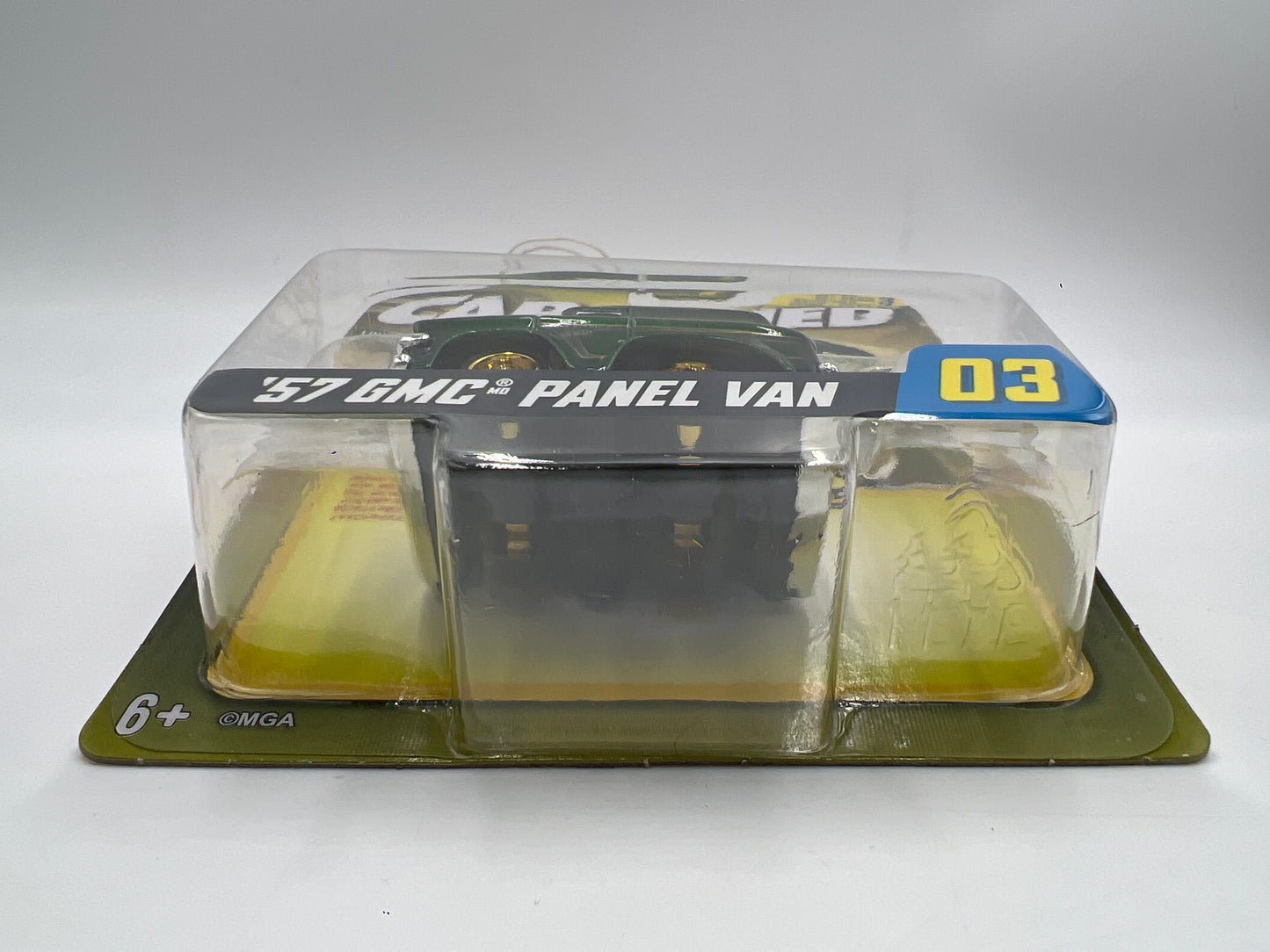 2025 MGA Car Tuned Series 3 #3 57 GMC Panel Van Green 179C