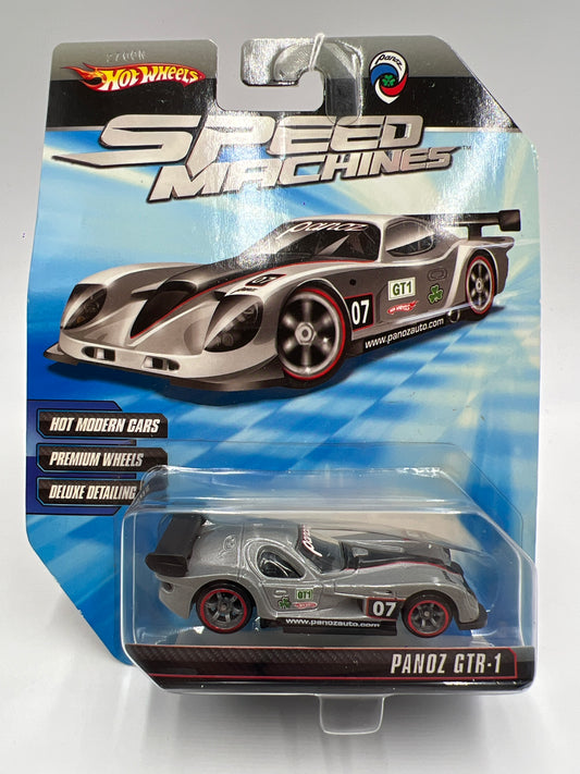 Hot Wheels Premium Speed Machines Panoz GTR-1 Silver