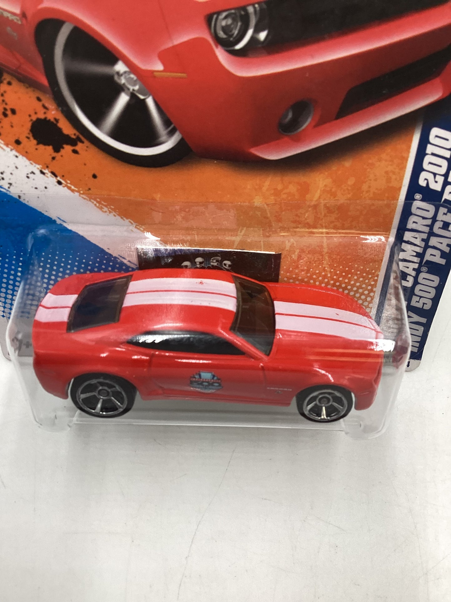 2011 Hot Wheels #113 Red Chevy Camaro 2010 Indy 500 Pace Car 3A