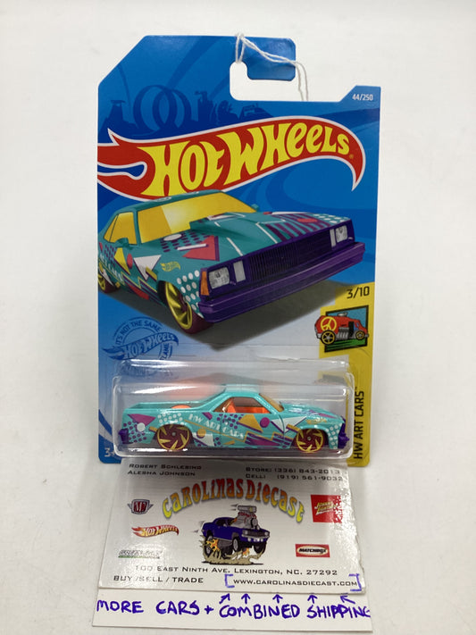 2021 Hot Wheels #44 80 El Camino Light Blue 14C