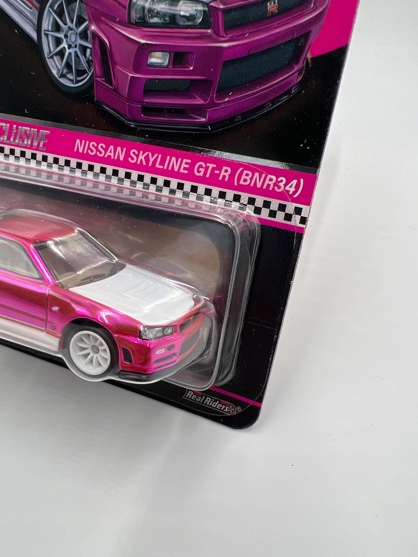 2023 Hot Wheels RLC Club Exclusive Nissan Skyline GT-R BNR34 Pink W/Protector