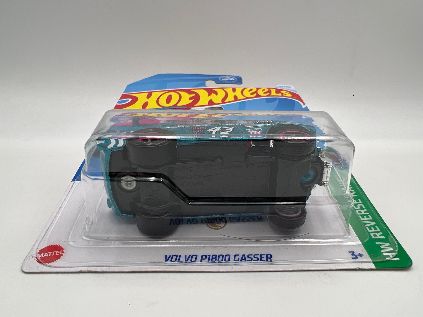 2024 Hot Wheels Super Treasure Hunt #153 Volvo P1800 Gasser Blue W/Protector