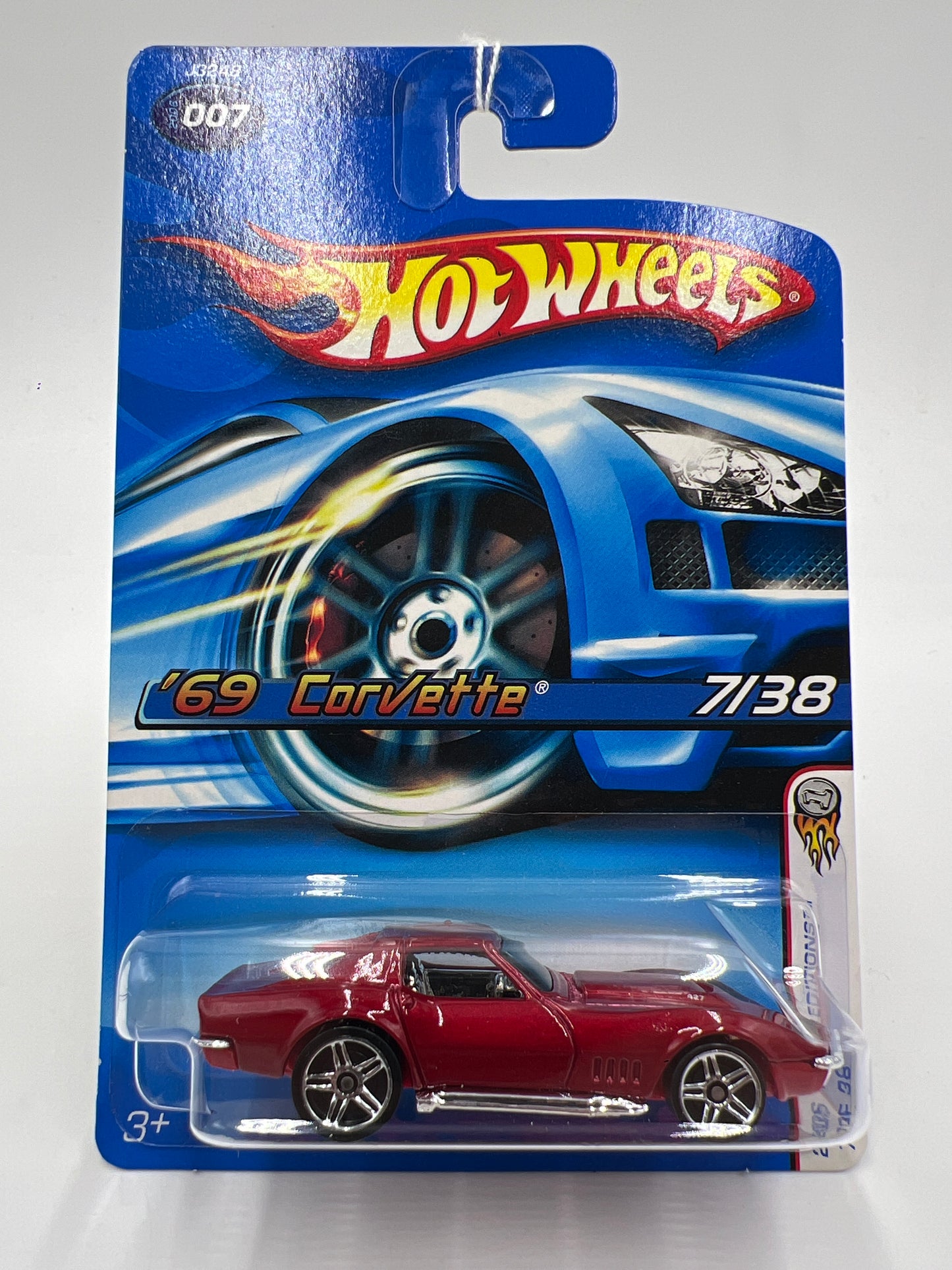 2006 Hot Wheels First Editions #7 69 Corvette Red 15F