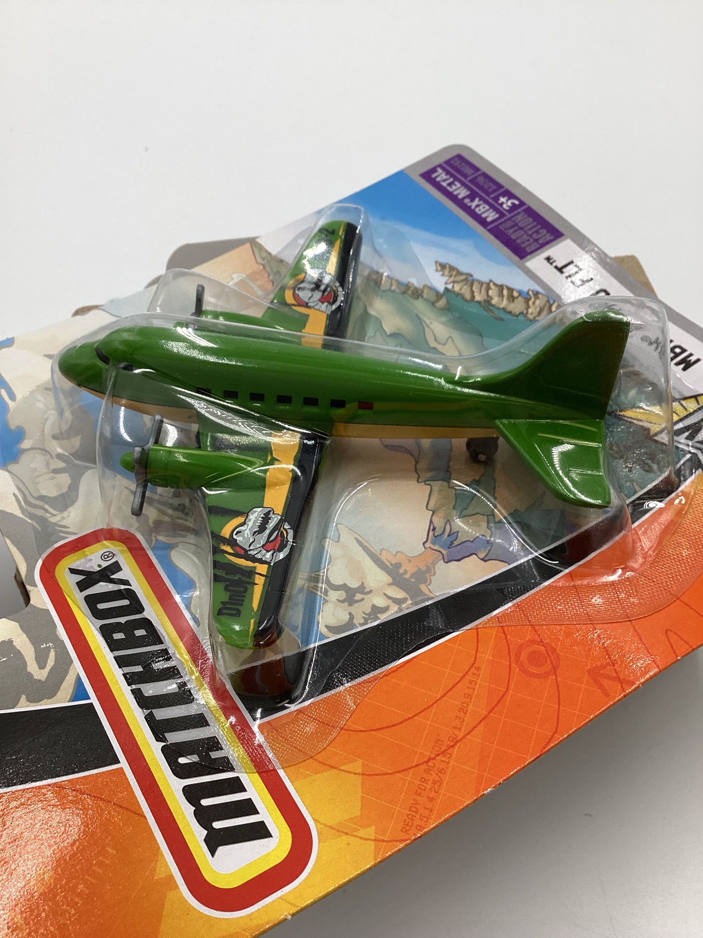 2007 Matchbox Skybusters M0191 MBX Dino FLT Green 113D