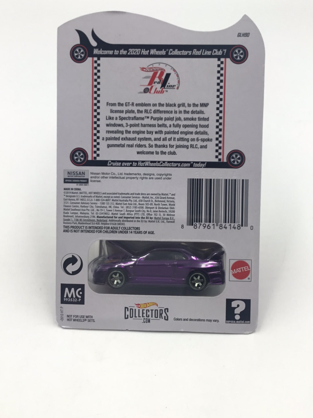 Hot wheels redline club Nissan Skyline GT-R (BNR34) with protector