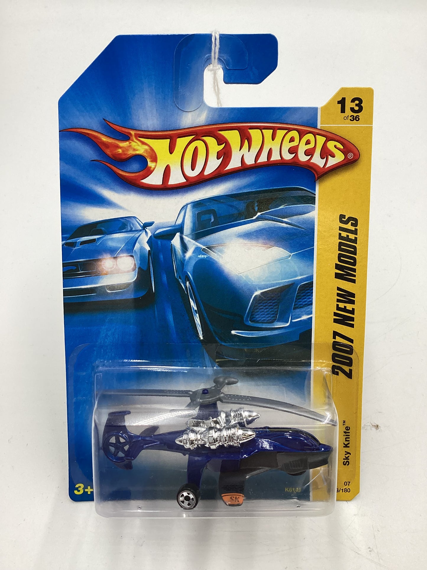 2007 Hot Wheels New Models #13 Sky Knife Blue