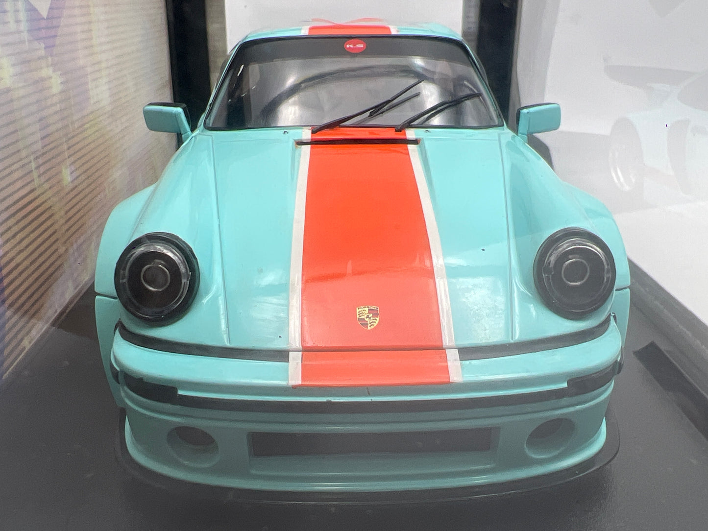 Solido 1:18 Scale Porsche KS-R By Khyzyl Saleem Blue Racer