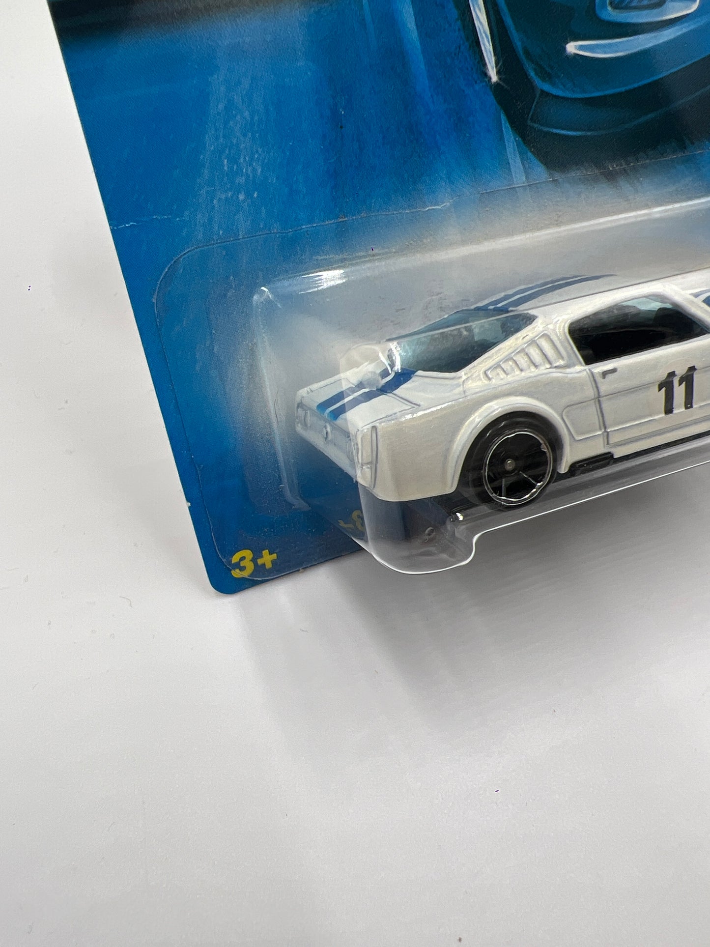 2008 Hot Wheels New Models #27 Ford Mustang Fastback White 25F