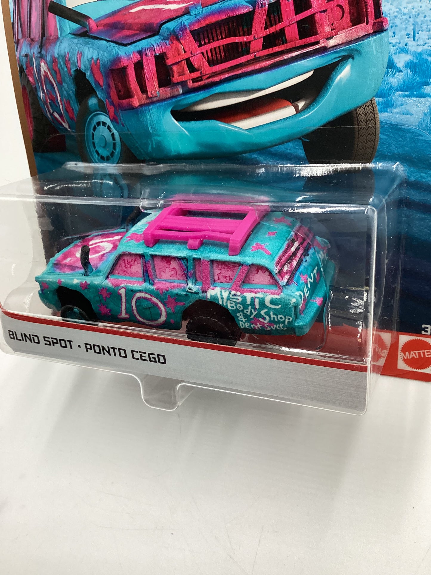 Disney Pixar Cars Thunder Hollow Blind Spot Blue/Pink VHTF