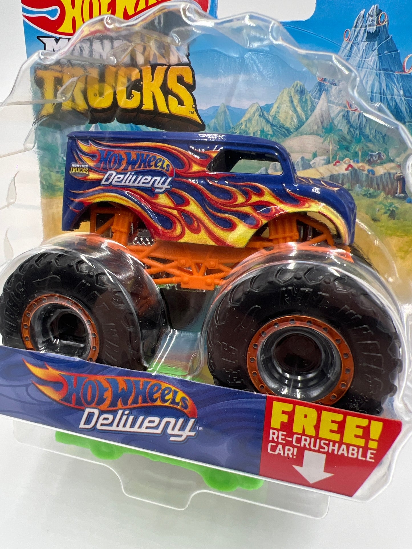 Hot Wheels Monster Trucks HW Flames #9 Hot Wheels Delivery 129H