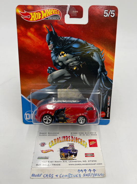 2022 Hot Wheels DC #5 Haulin Gas Batman Red 271A