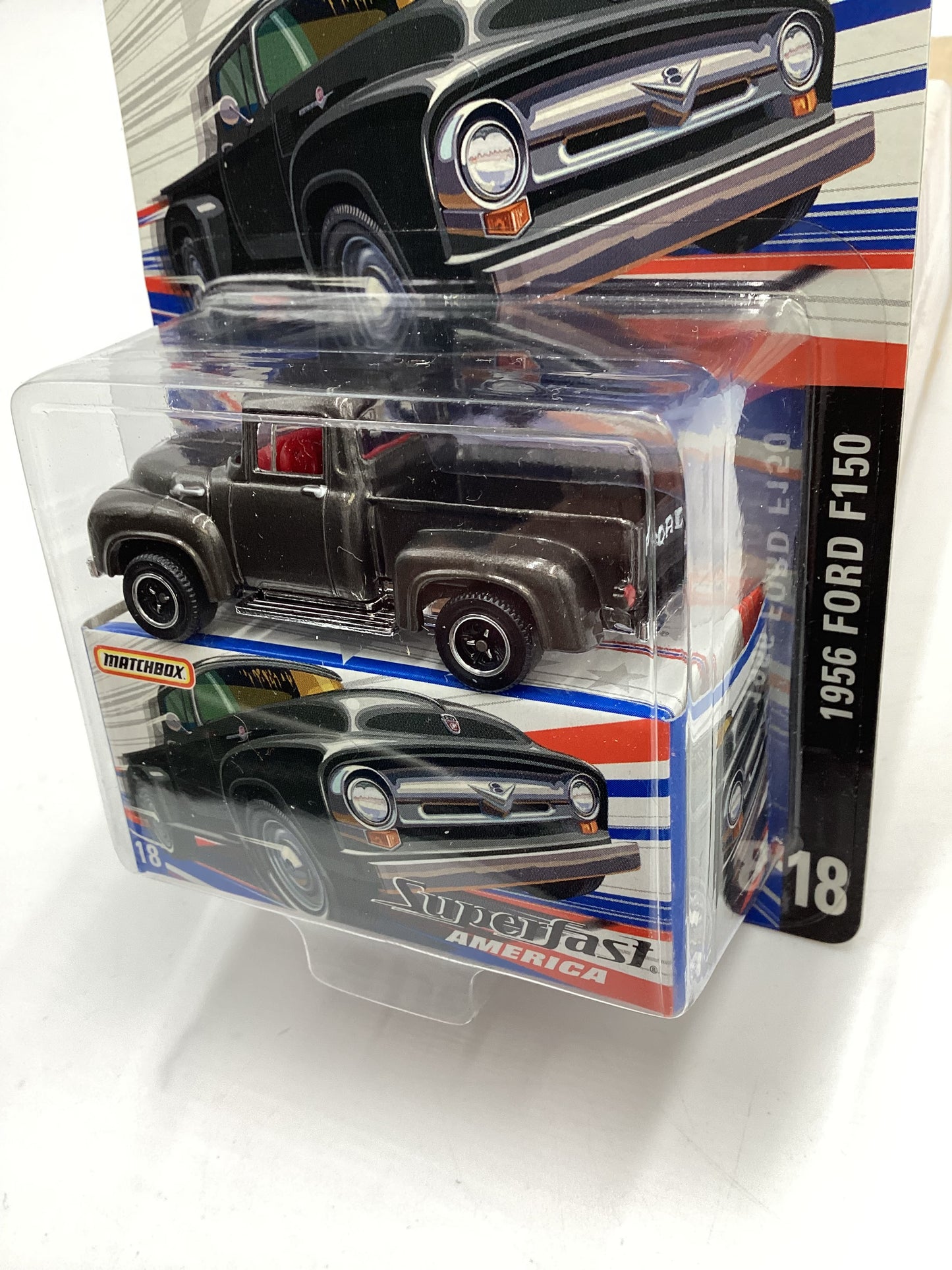 Matchbox Superfast America #18 1956 Ford F150 Dark Gray 170G