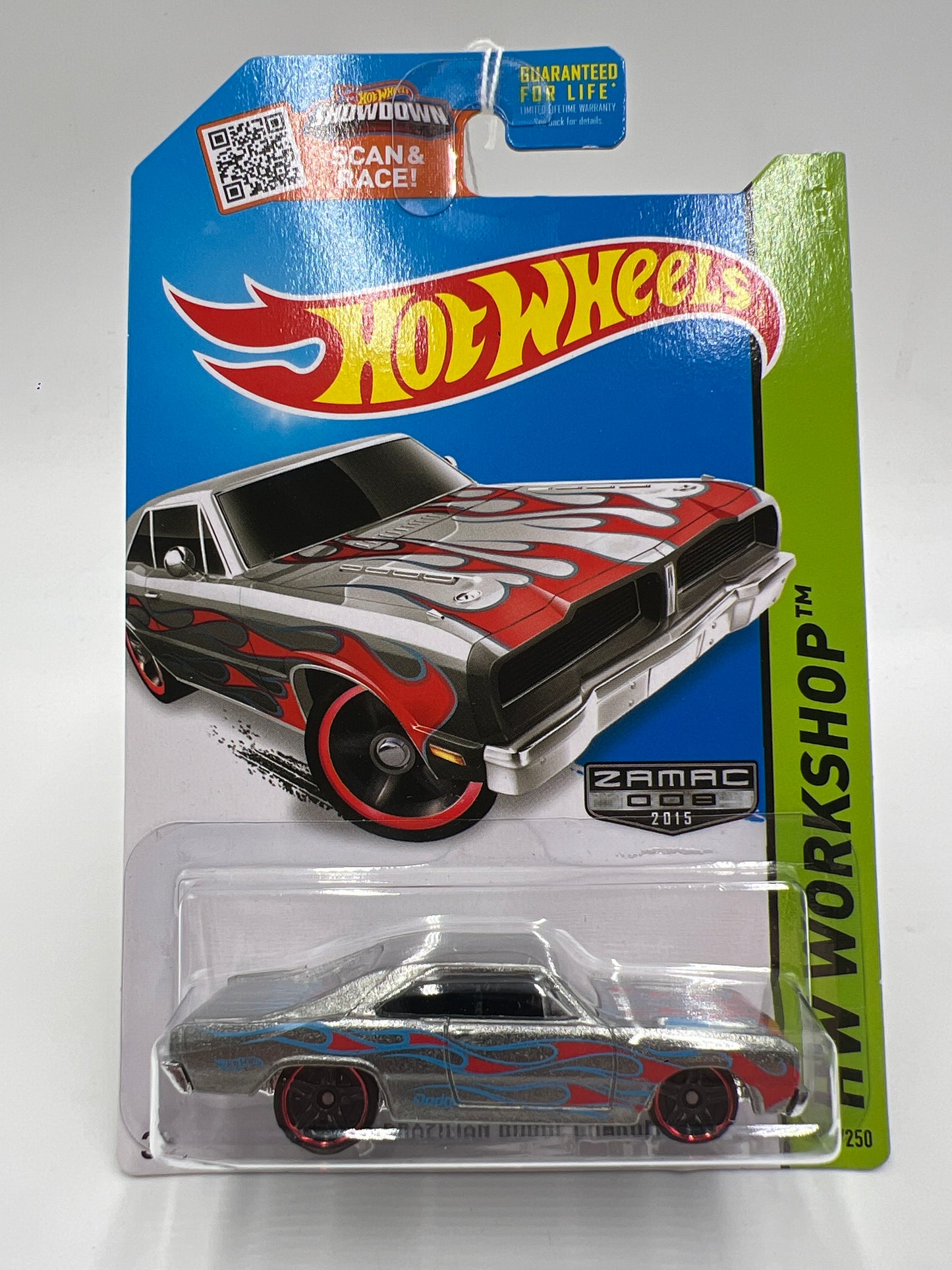 2015 Hot Wheels Walmart Exclusive Zamac 8 #206 74 Brazilian Dodge Challenger 146F