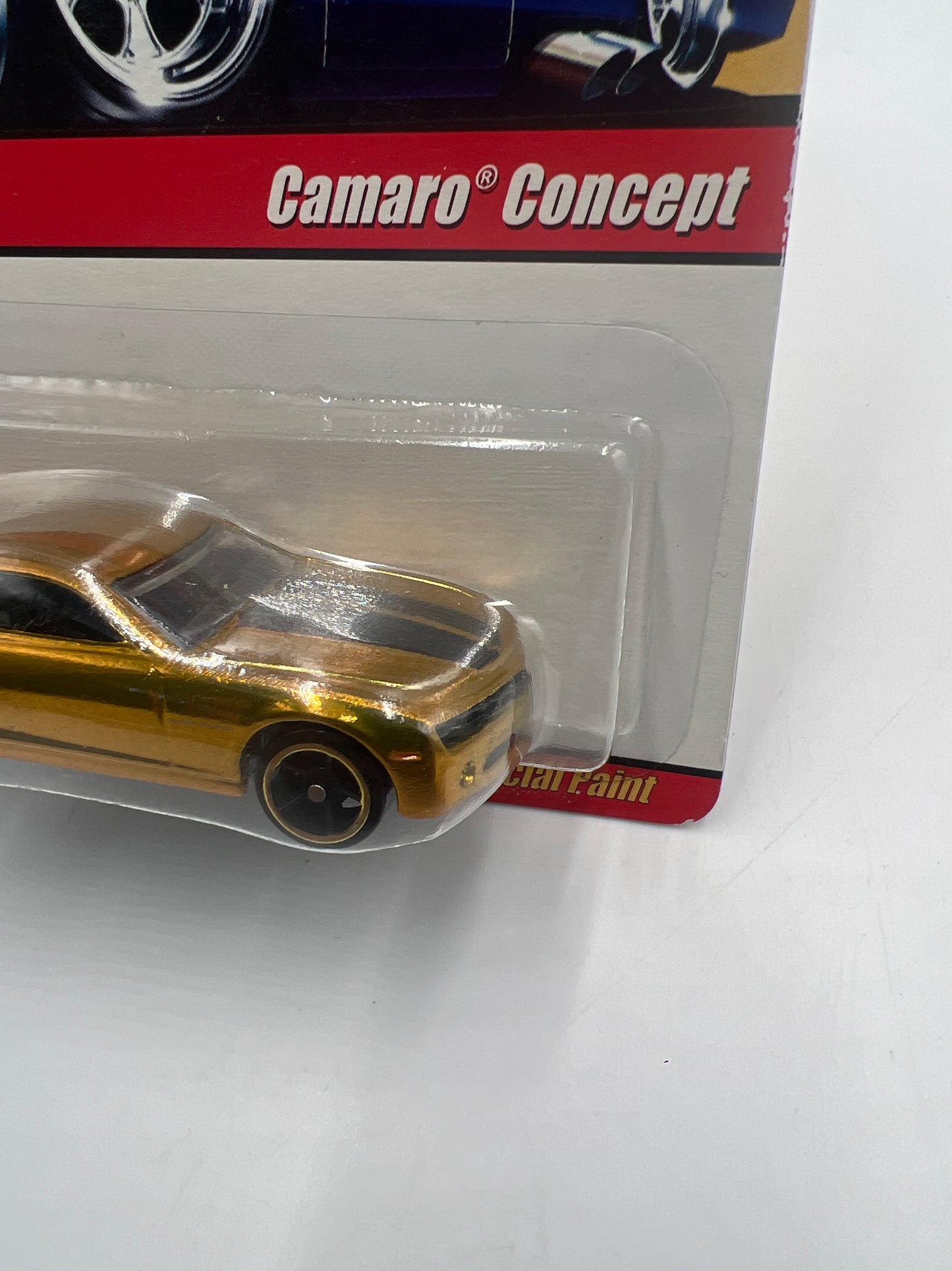 Hot Wheels Modern Classics #15 Camaro Concept Gold W/Protector