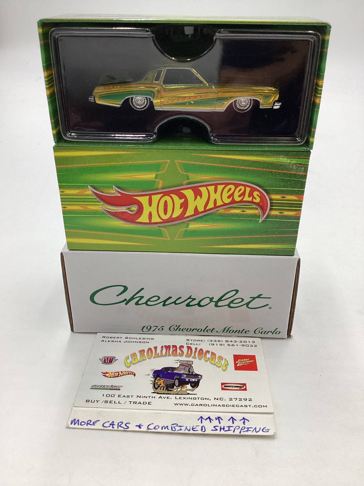 2023 Hot Wheels RLC 1975 Chevrolet Monte Carlo Green