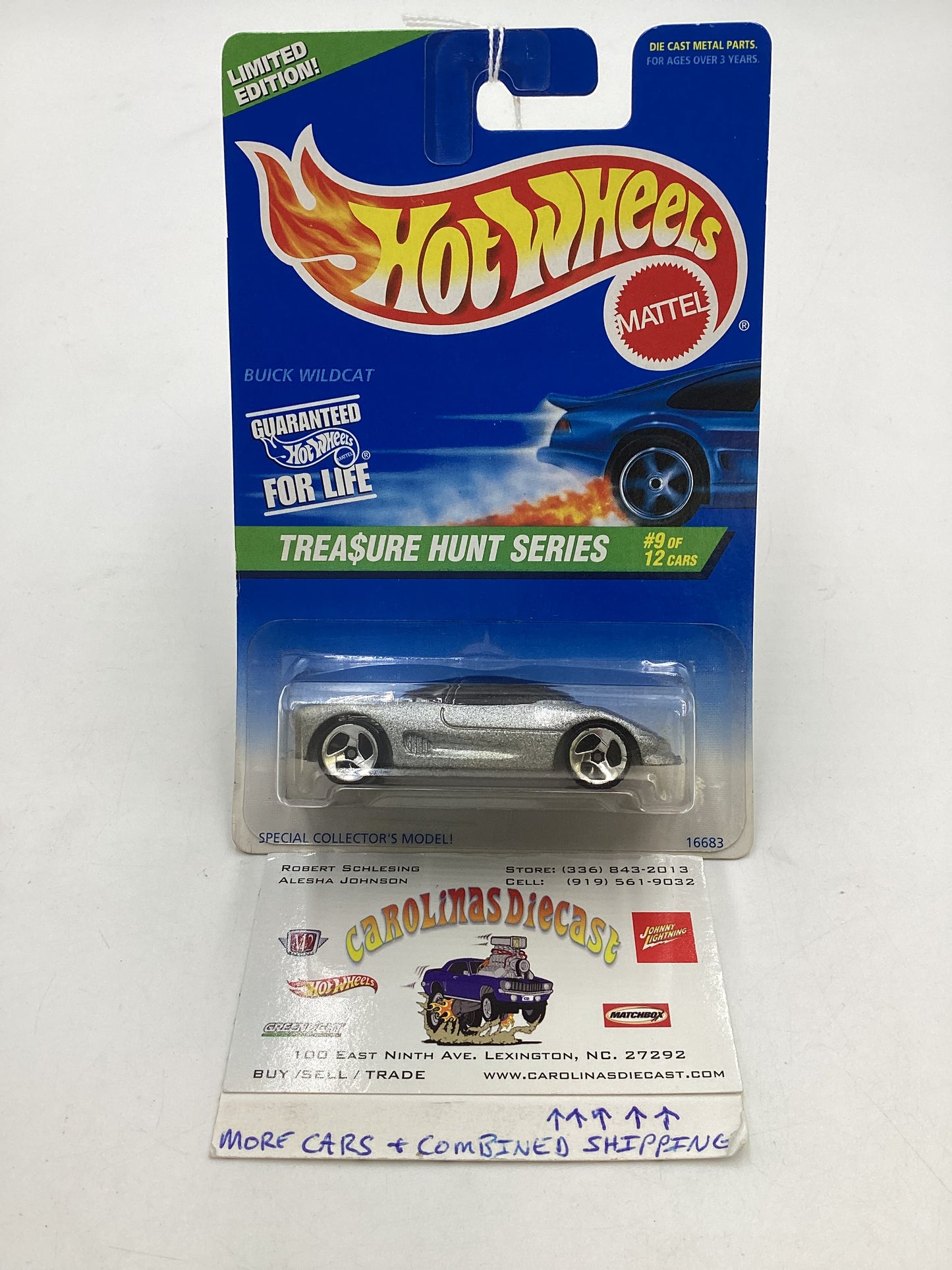 1997 Hot Wheels Treasure Hunt 9/12 Buick Wildcat #586 274C